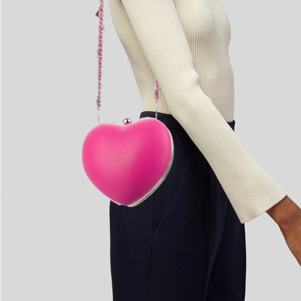 Kate Spade Pink Heart Shoulder Bag - Picture 2 of 13